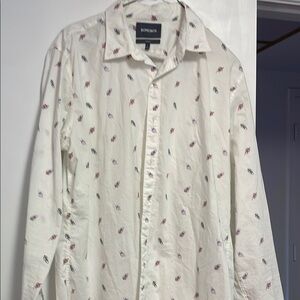 Bonobos White Patterned Men's Shirt